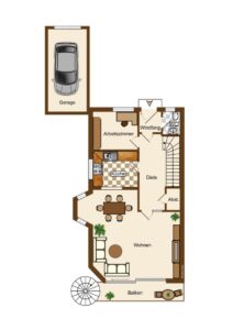 Grundriss Erdgeschoss