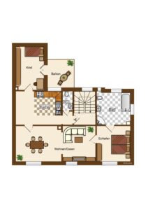 Grundriss Wohnung 2