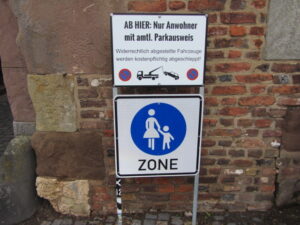 Anwohnerschild