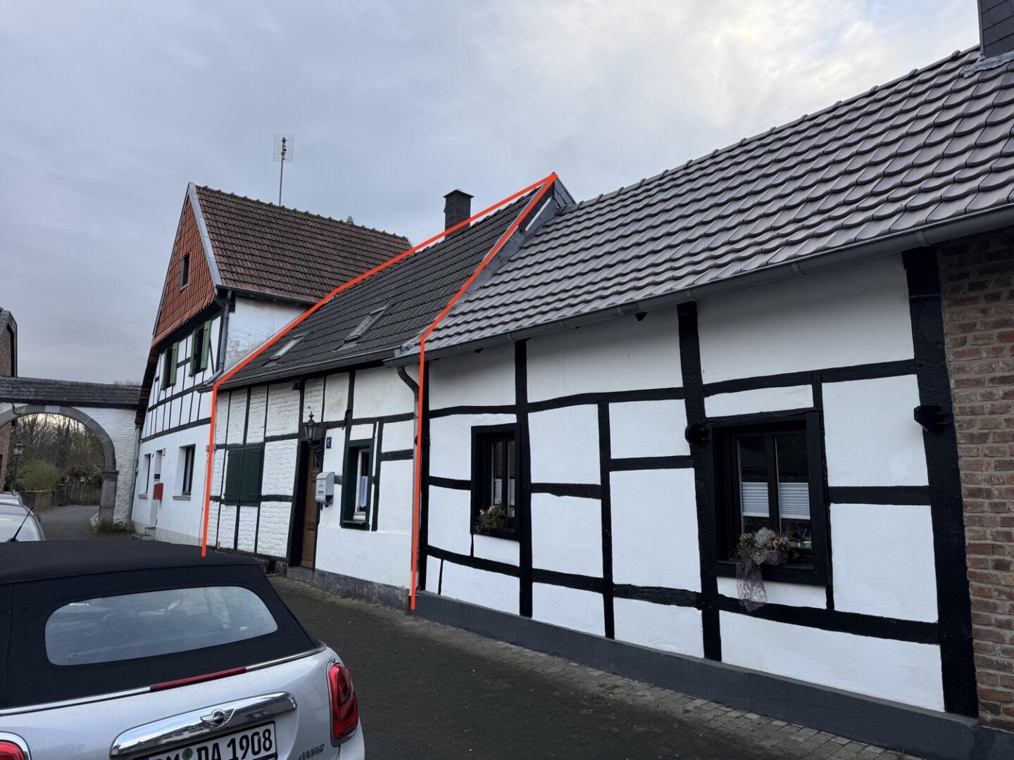 Vorderansicht Häuserzeile Kopie