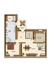 Grundriss Wohnung 5