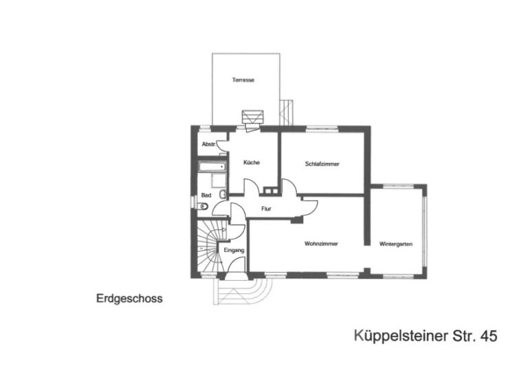 Grundriss Wohnung EG