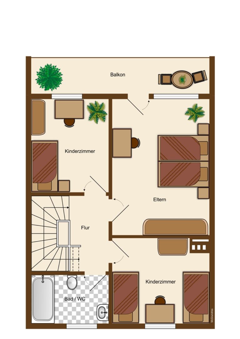 Grundriss Obergeschoss